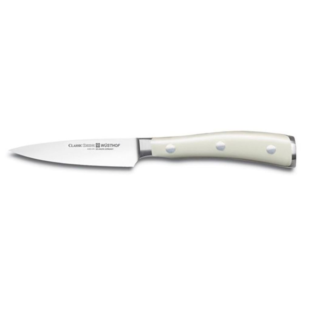 Couteau d'office Classic Ikon 9cm blanc - Visuel 0